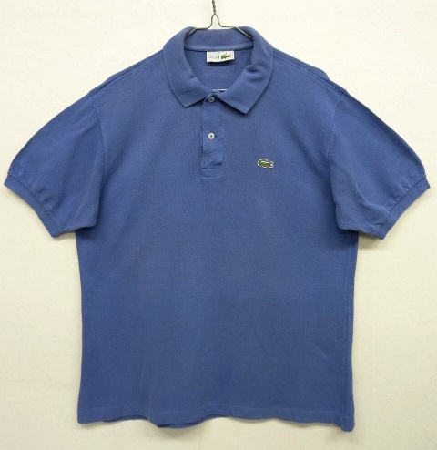 画像: 80'S CHEMISE LACOSTE ポロシャツ ライトブルー フランス製 (VINTAGE) 「S/S Polo」 入荷しました。
