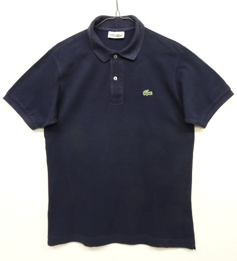 画像: 80'S CHEMISE LACOSTE ポロシャツ ネイビー フランス製 (VINTAGE) 「S/S Polo」 入荷しました。