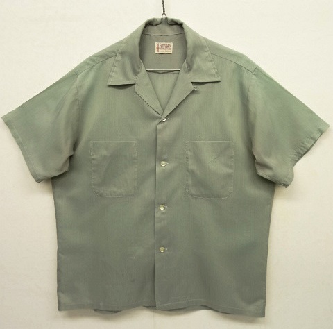 画像: 60'S TOWNCRAFT "PENN PREST" オープンカラーシャツ LT GREEN (VINTAGE) 「S/S Shirt」 入荷しました。