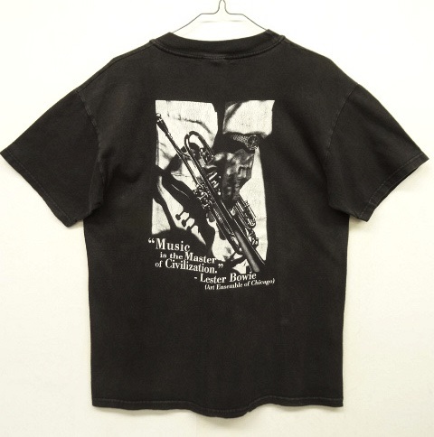 画像: YOSHI'S JAZZ CLUB "LESTER BOWIE" 半袖 Tシャツ ブラック (VINTAGE) 「T-Shirt」 入荷しました。