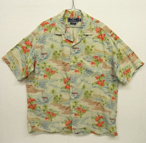 画像: 90'S POLO SPORT レーヨン 半袖 オープンカラー アロハシャツ (VINTAGE) 「S/S Shirt」 入荷しました。