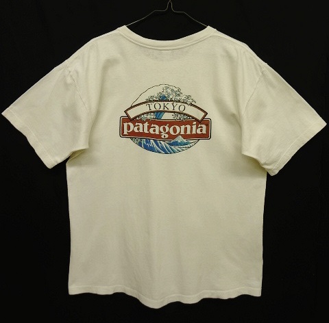 画像: 90'S PATAGONIA 黒タグ TOKYOストア限定 北斎波プリント 半袖Tシャツ USA製 (VINTAGE) 「T-Shirt」 入荷しました。