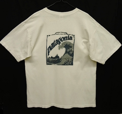 画像: 90'S PATAGONIA 北斎波プリント BENEFICIAL T'S 半袖Tシャツ USA製 (VINTAGE) 「T-Shirt」 入荷しました。