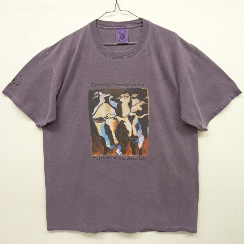 画像: 03'S CENTRAL PENNSYLVANIA FESTIVAL OF ARTS アートフェスティバル Tシャツ パープル (VINTAGE) 「T-Shirt」 入荷しました。