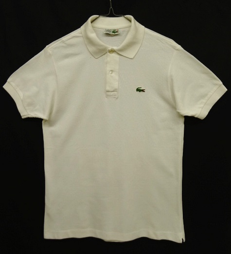 画像: 70'S CHEMISE LACOSTE ポロシャツ ホワイト フランス製 (VINTAGE) 「S/S Polo」 入荷しました。