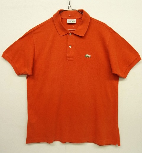 画像: 80'S CHEMISE LACOSTE ポロシャツ オレンジ フランス製 (DEADSTOCK) 「S/S Polo」 入荷しました。