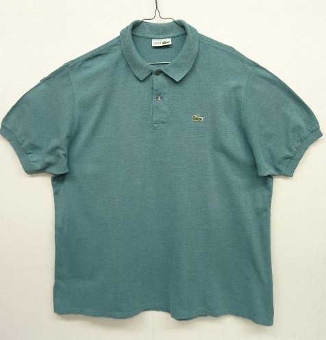 画像: 80'S CHEMISE LACOSTE ポロシャツ ヘザーミントグリーン フランス製 (VINTAGE) 「S/S Polo」 入荷しました。