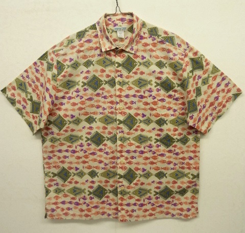 画像: 90'S PATAGONIA 白タグ コットン 半袖シャツ 魚柄 (VINTAGE) 「S/S Shirt」 入荷しました。