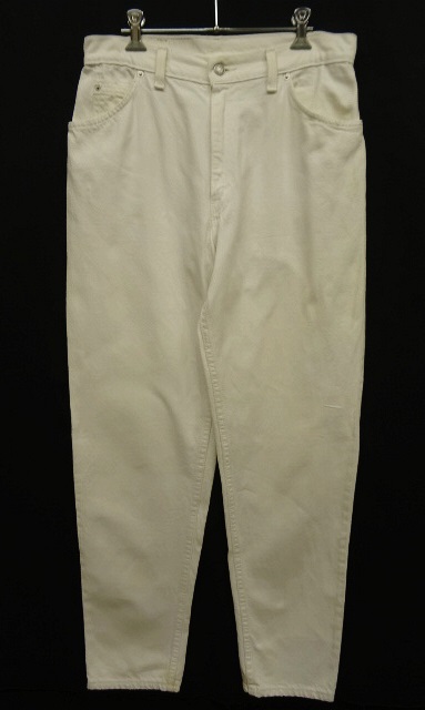 画像: 90'S LEVIS 950 テーパード デニム ホワイト USA製 12MED (VINTAGE) 「Bottoms」 入荷しました。