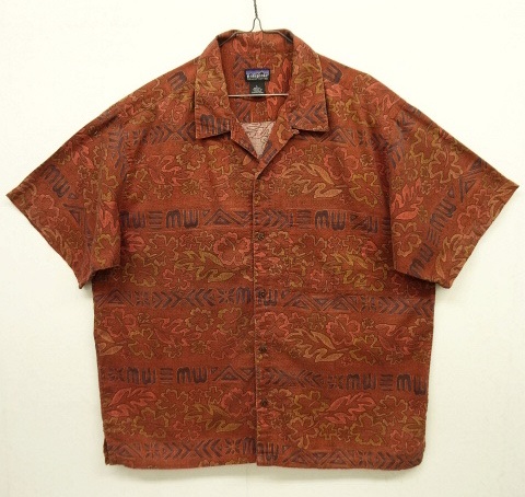 画像: 01'S PATAGONIA コットン 半袖 オープンカラーシャツ 総柄 (VINTAGE) 「S/S Shirt」 入荷しました。