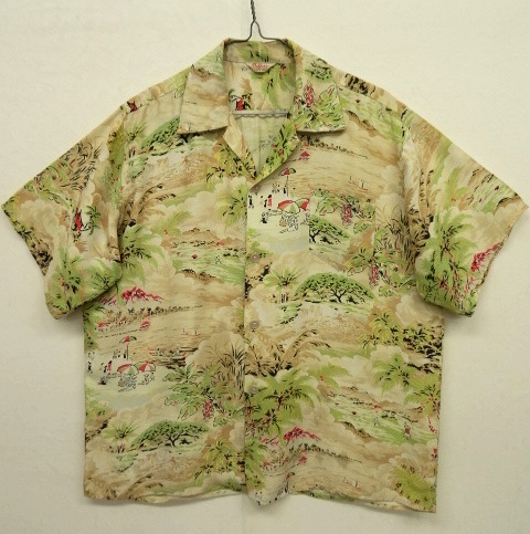 画像: 60'S PALFAIR 三角タグ レーヨン 半袖 アロハシャツ 日本製 (VINTAGE) 「S/S Shirt」 入荷しました。