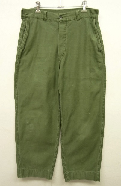 画像: 50'S アメリカ軍 USMC "P-58" コットンサテン ユーティリティパンツ (VINTAGE) 「Bottoms」 入荷しました。