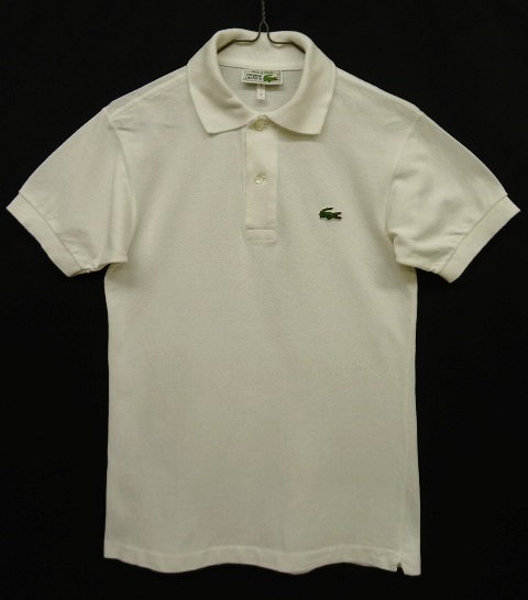 画像: 70'S CHEMISE LACOSTE ポロシャツ ホワイト フランス製 (VINTAGE) 「S/S Polo」 入荷しました。
