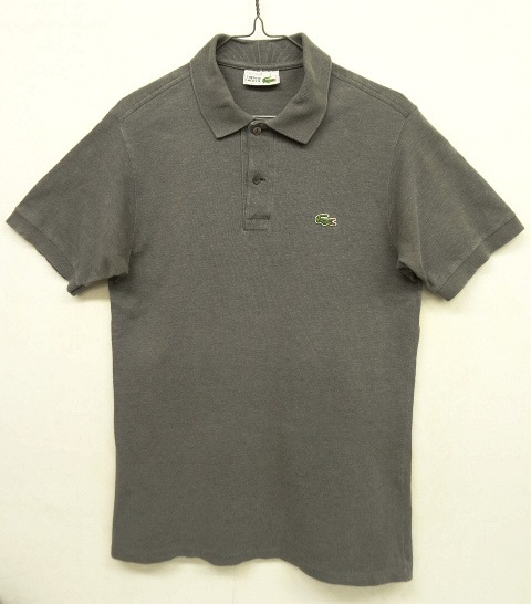 画像: 80'S CHEMISE LACOSTE ポロシャツ ダークグレー フランス製 (VINTAGE) 「S/S Polo」 入荷しました。
