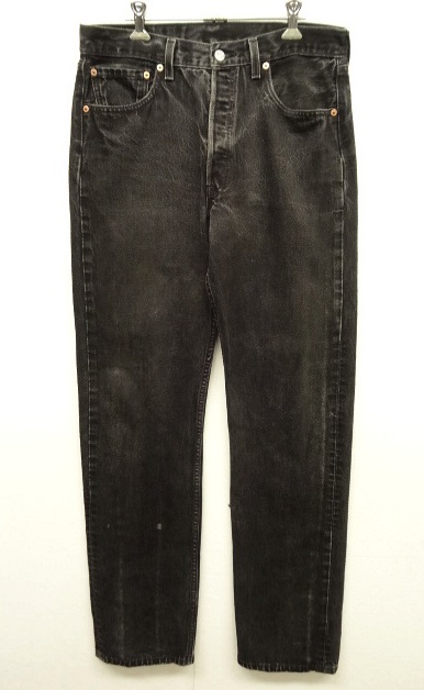 画像: 90'S LEVIS 501 デニム BLACK USA製 W33L34 (VINTAGE) 「Bottoms」 入荷しました。