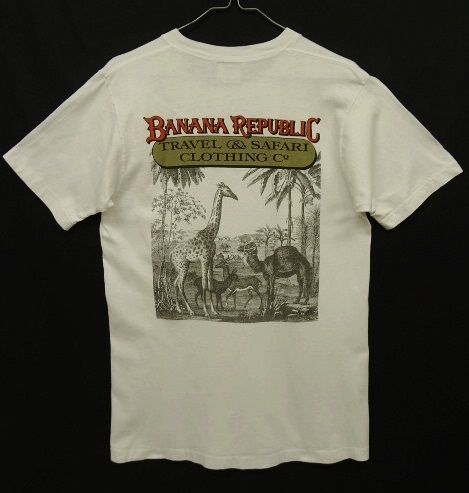 画像: 80'S BANANA REPUBLIC "アニマルプリント" ポケット付き Tシャツ (VINTAGE) 「T-Shirt」 入荷しました。