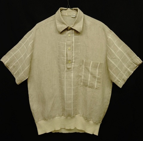 画像: 80'S NORM THOMPSON リネン 半袖 プルオーバーシャツ USA製 (VINTAGE) 「S/S Shirt」 入荷しました。