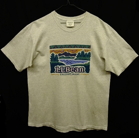 画像: 80'S LL Bean シングルステッチ 半袖 Tシャツ ヘザーグレー USA製 (VINTAGE) 「T-Shirt」 入荷しました。