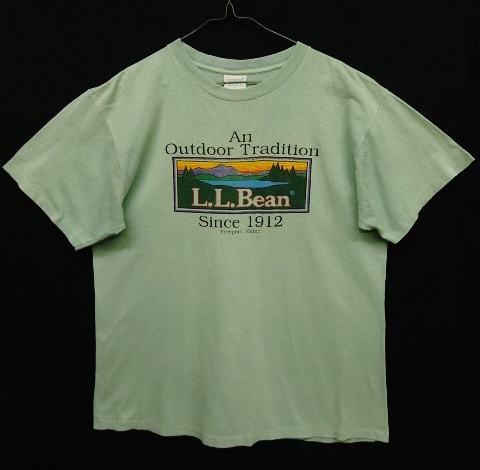 画像: 80'S LL Bean シングルステッチ 半袖 Tシャツ サックスブルー USA製 (VINTAGE) 「T-Shirt」 入荷しました。