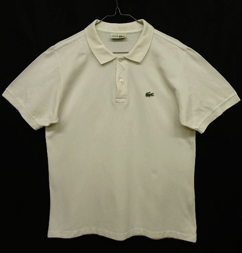 画像: 80'S CHEMISE LACOSTE ポロシャツ ホワイト フランス製 (VINTAGE) 「S/S Polo」 入荷しました。
