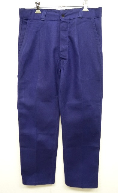 画像: フレンチワーク コットン ワークパンツ BLUE フランス製 (DEADSTOCK) 「Bottoms」 入荷しました。
