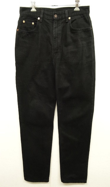 画像: 90'S EURO LEVIS 886 デニム BLACK マルタ共和国製 W33L32 (VINTAGE) 「Bottoms」 入荷しました。