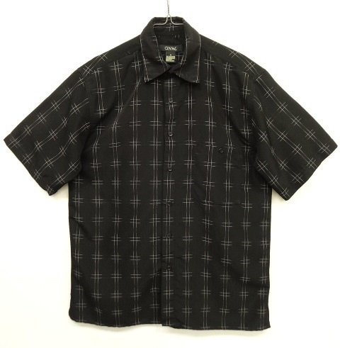 画像: GNW カスリ柄 半袖 デザインシャツ ブラック (VINTAGE) 「S/S Shirt」 入荷しました。