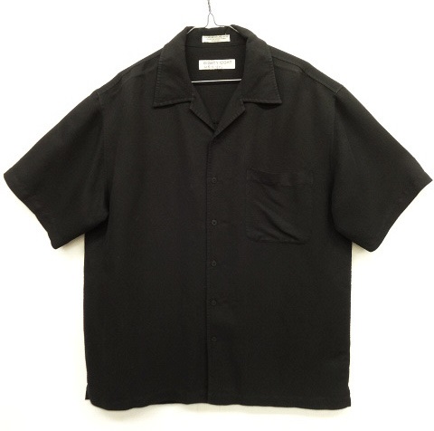 画像: EIGHTY EIGHT USA レーヨン/ポリ 半袖 オープンカラーシャツ ブラック (VINTAGE) 「S/S Shirt」 入荷しました。