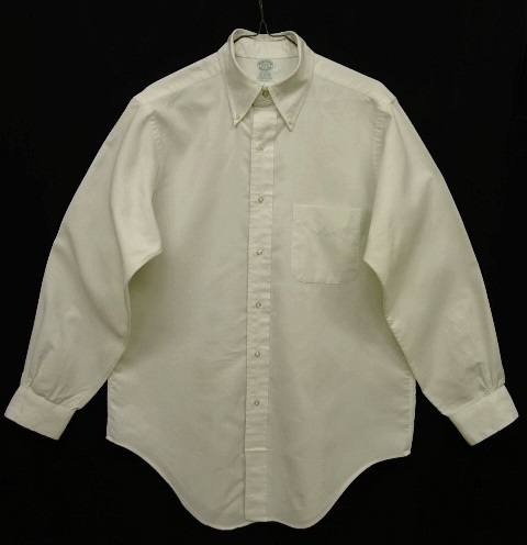 画像: 80'S BROOKS BROTHERS オックスフォード BDシャツ ホワイト USA製 (VINTAGE) 「L/S Shirt」 入荷しました。