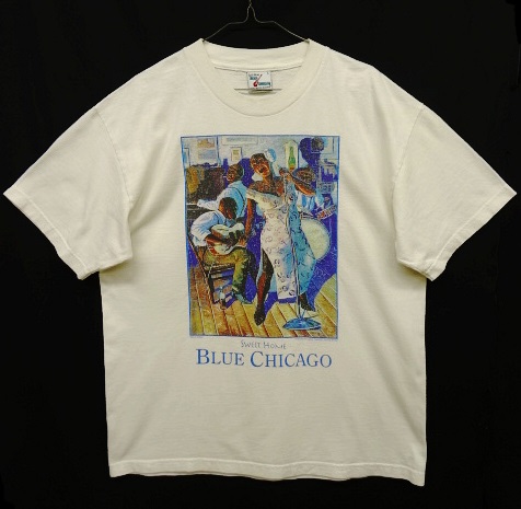 画像: 90'S BLUE CHICAGO "JOHN CARROLL DOYLE" 半袖 Tシャツ USA製 (VINTAGE) 「T-Shirt」 入荷しました。