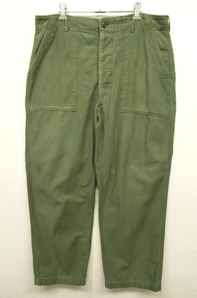 画像: 60'S アメリカ軍 US ARMY "OG107" コットンサテン ベイカーパンツ (VINTAGE) 「Bottoms」 入荷しました。