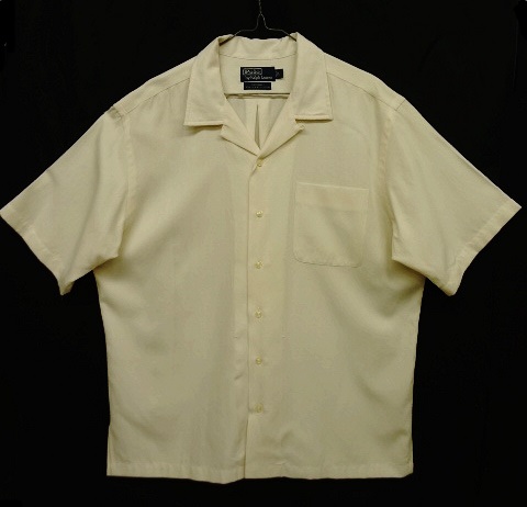 画像: 90'S RALPH LAUREN "CALDWELL" シルク/コットン 半袖 オープンカラーシャツ オフホワイト (VINTAGE) 「S/S Shirt」 入荷しました。