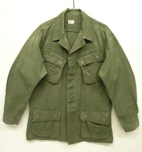 画像: 70'S アメリカ軍 US ARMY "JUNGLE FATIGUE 4th" リップストップ ファティーグジャケット S-R (VINTAGE) 「Jacket」 入荷しました。
