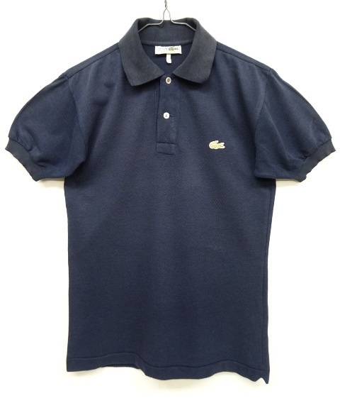 画像: 70'S CHEMISE LACOSTE ポロシャツ ネイビー フランス製 (VINTAGE) 「S/S Polo」 入荷しました。