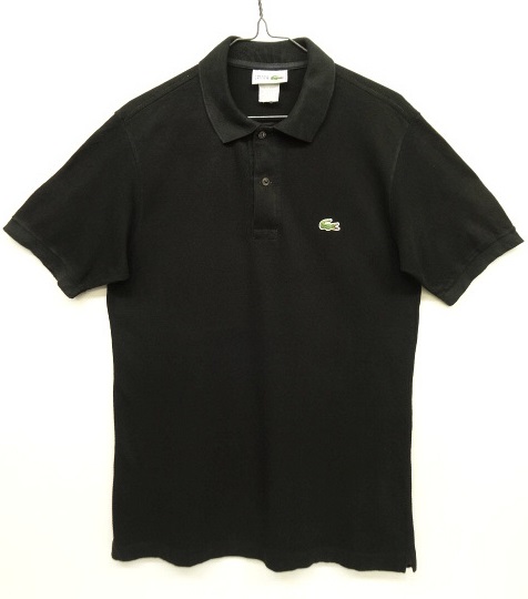 画像: 80'S CHEMISE LACOSTE ポロシャツ ブラック フランス製 (VINTAGE) 「S/S Polo」 入荷しました。