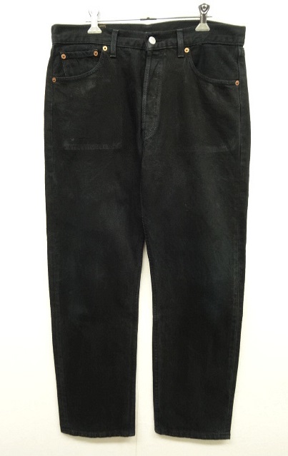 画像: 90'S EURO LEVIS 501 デニム BLACK UK製 W34L30 (VINTAGE) 「Bottoms」 入荷しました。