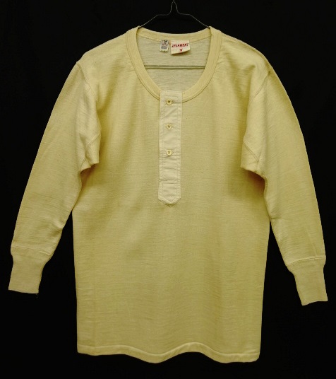 画像: 50'S フランス軍 ヘンリーネック アンダーシャツ NATURAL (DEADSTOCK) 「T-Shirt」 入荷しました。