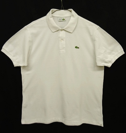 画像: 80'S CHEMISE LACOSTE ポロシャツ ホワイト フランス製 (VINTAGE) 「S/S Polo」 入荷しました。