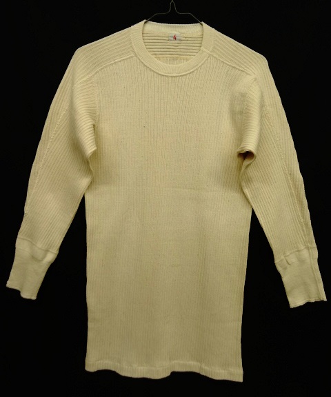 画像: 70'S スウェーデン軍 長袖 リブ サーマル クルーネックシャツ (DEADSTOCK) 「T-Shirt」 入荷しました。