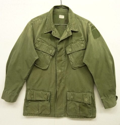 画像: 60'S アメリカ軍 US ARMY "JUNGLE FATIGUE 4th" リップストップ ファティーグジャケット S-R (VINTAGE) 「Jacket」 入荷しました。