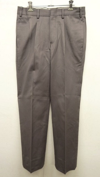 画像: 00'S イタリア軍 プリーツ入り チノパンツ グレー (DEADSTOCK) 「Bottoms」 入荷しました。