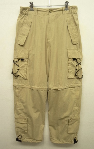 画像: GUIDE GEAR コットン/ナイロン 2WAY カーゴパンツ BEIGE (USED) 「Bottoms」 入荷しました。