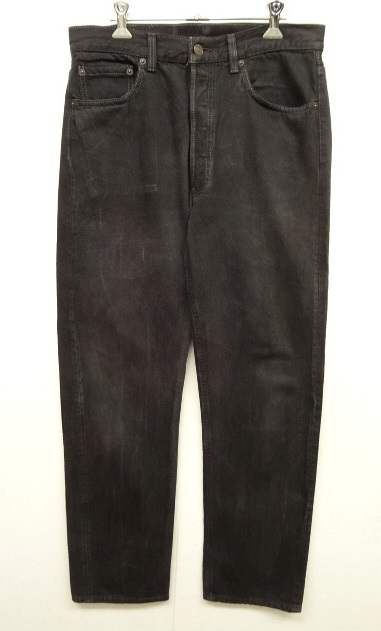 画像: 90'S LEVIS 501 デニム BLACK USA製 W34L32 (VINTAGE) 「Bottoms」 入荷しました。