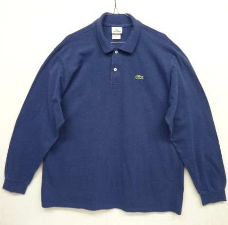 画像: 90'S CHEMISE LACOSTE 長袖 ポロシャツ ブルー フランス製 (VINTAGE) 「L/S Shirt」 入荷しました。