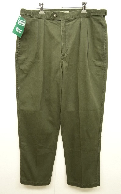 画像: 80'S LL Bean ツープリーツ チノパンツ 42TALONジップ USA製 (DEADSTOCK) 「Bottoms」 入荷しました。