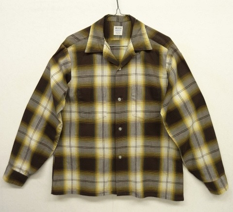 画像: 60'S VAN HEUSEN コットン オープンカラーシャツ オンブレチェック (VINTAGE) 「L/S Shirt」 入荷しました。