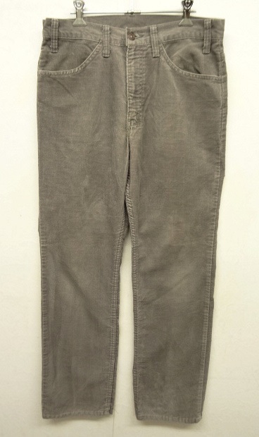 画像: 80'S LEVIS 519 コーデュロイパンツ 42TALONジップ GREY USA製 W32L30 (VINTAGE) 「Bottoms」 入荷しました。