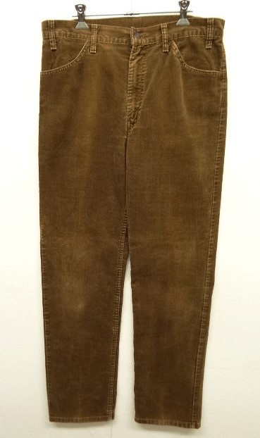 画像: 90'S LEVIS 519 コーデュロイパンツ BROWN USA製 W34L32 (VINTAGE) 「Bottoms」 入荷しました。