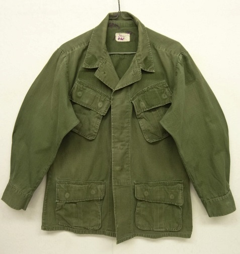 画像: 60'S アメリカ軍 US ARMY "JUNGLE FATIGUE 4th" リップストップ ファティーグジャケット S-R (VINTAGE) 「Jacket」 入荷しました。