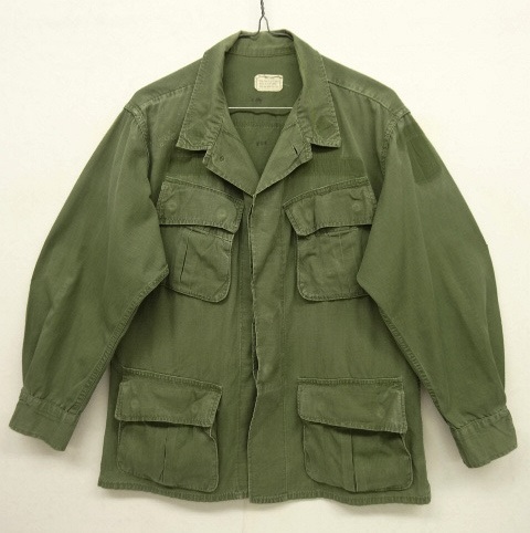画像: 60'S アメリカ軍 US ARMY "JUNGLE FATIGUE 4th" リップストップ ファティーグジャケット S-SHORT (VINTAGE) 「Jacket」 入荷しました。